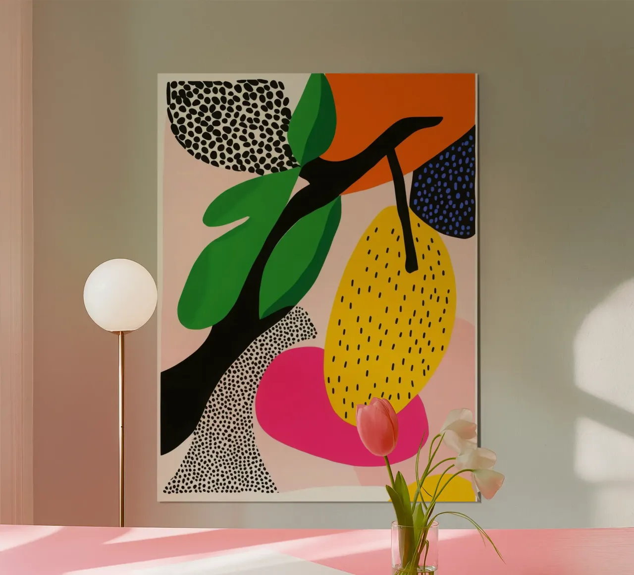 Citron Pop Art poster by Pop and Fruits - Affiches & posters