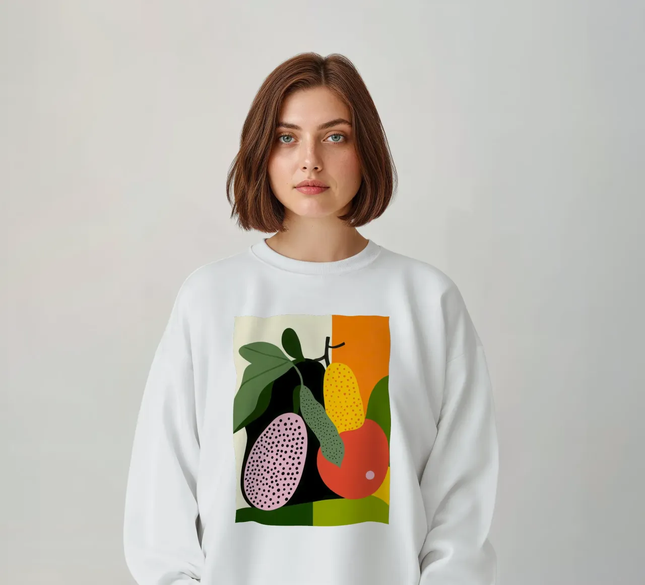 Fruity composition sweatshirt by Pop and Fruits - Affiches & posters