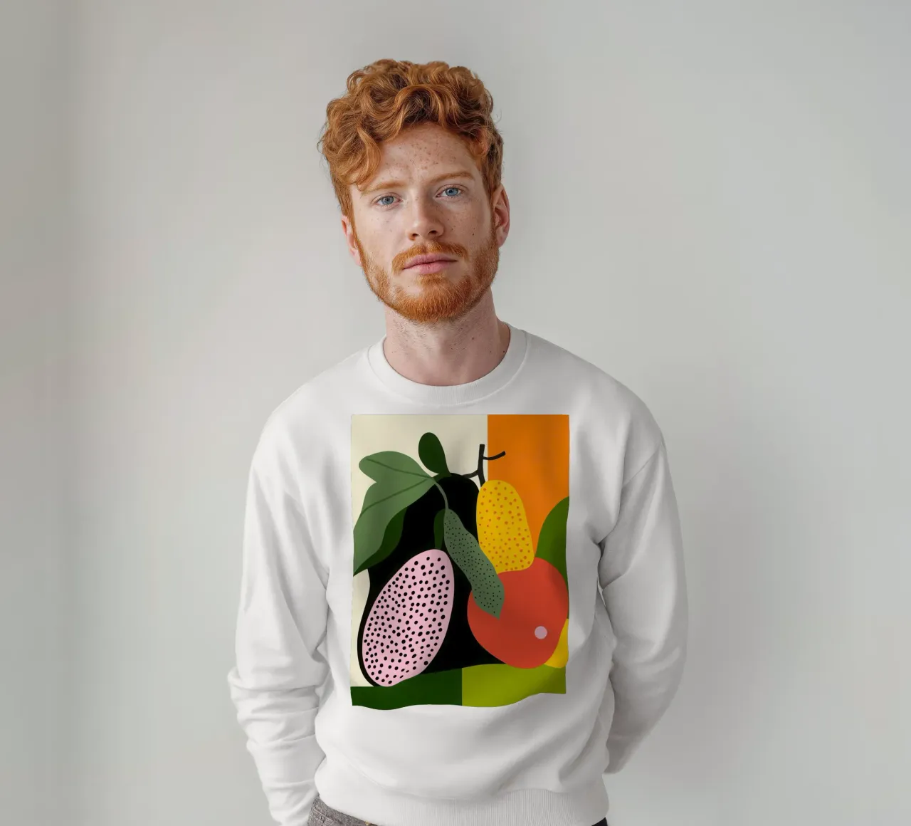 Fruity composition sweatshirt by Pop and Fruits - Affiches & posters