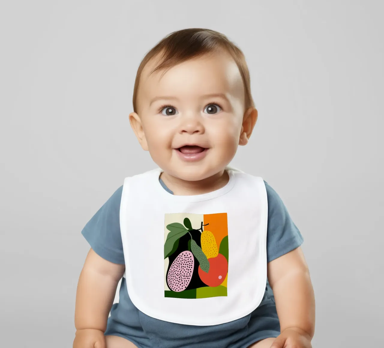 Composition Fruitée bavoir de Pop and Fruits - Affiches & posters