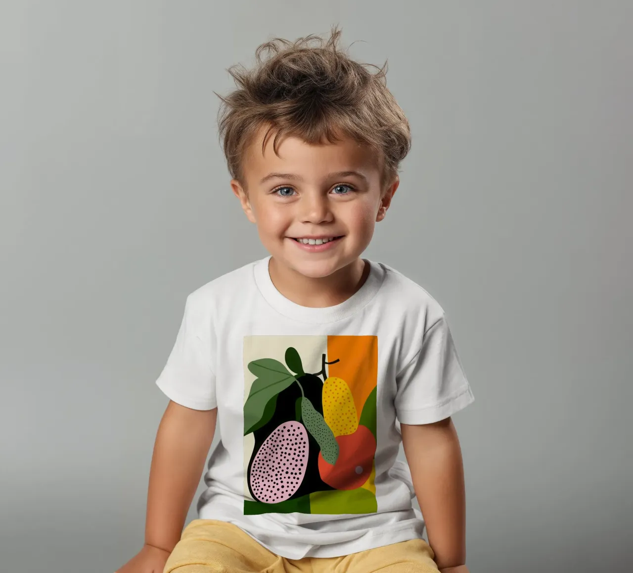 Fruitige samenstelling kinder t-shirt van Pop and Fruits - Affiches & posters