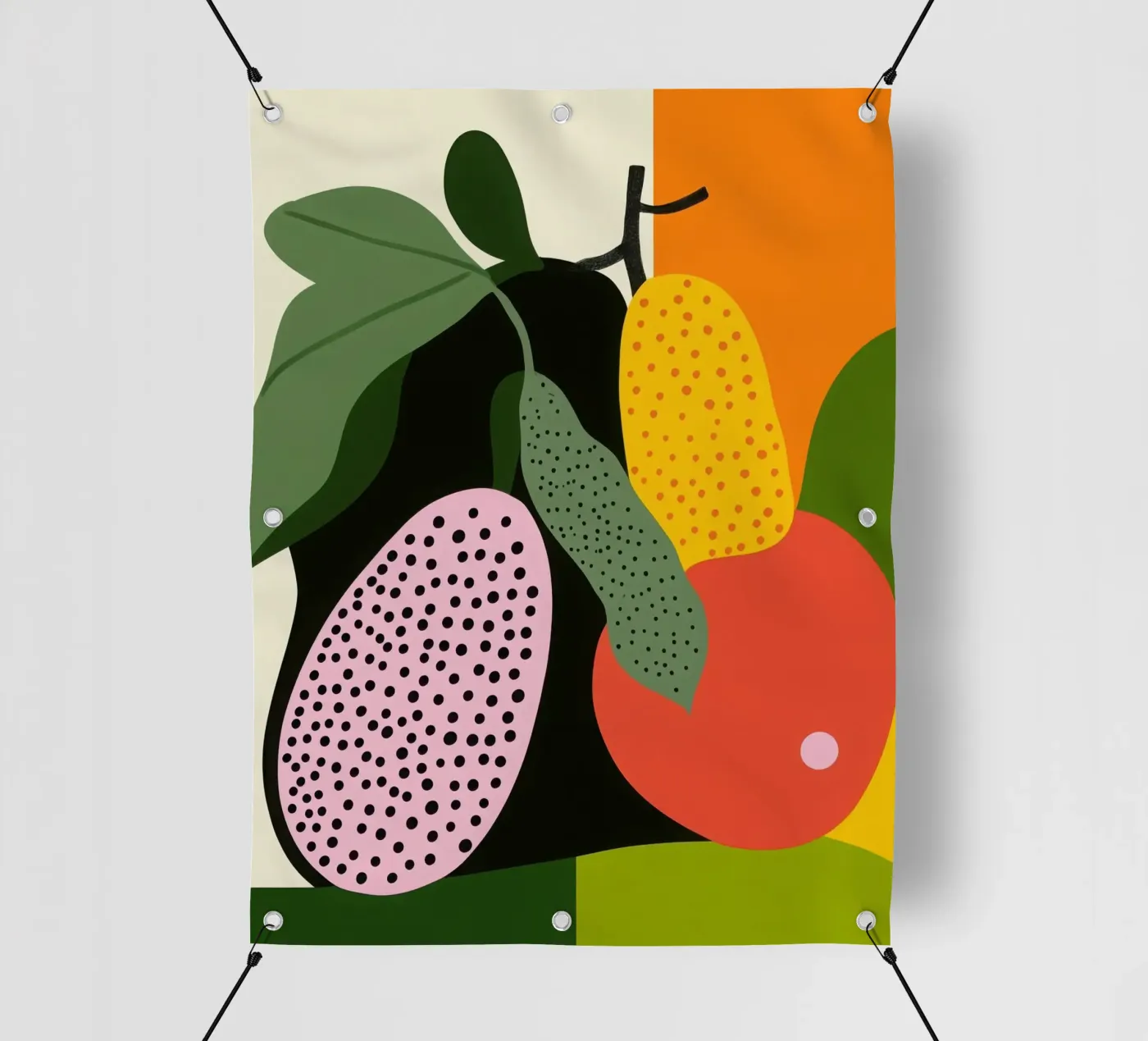 Composizione fruttata telo in pvc da Pop and Fruits - Affiches & posters