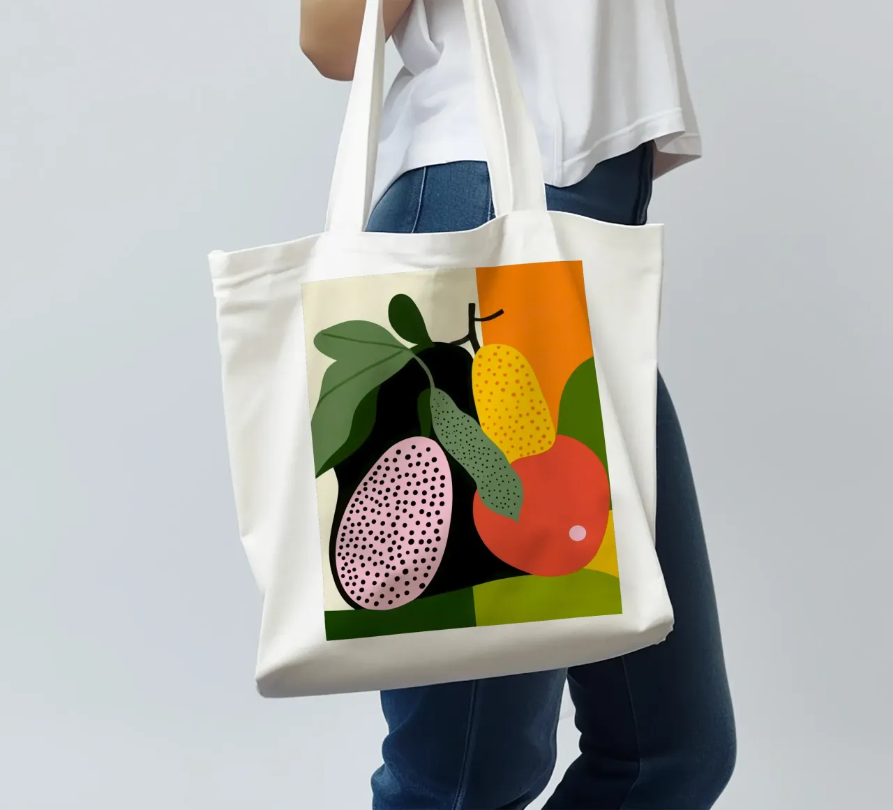 Fruity composition tote bag by Pop and Fruits - Affiches & posters