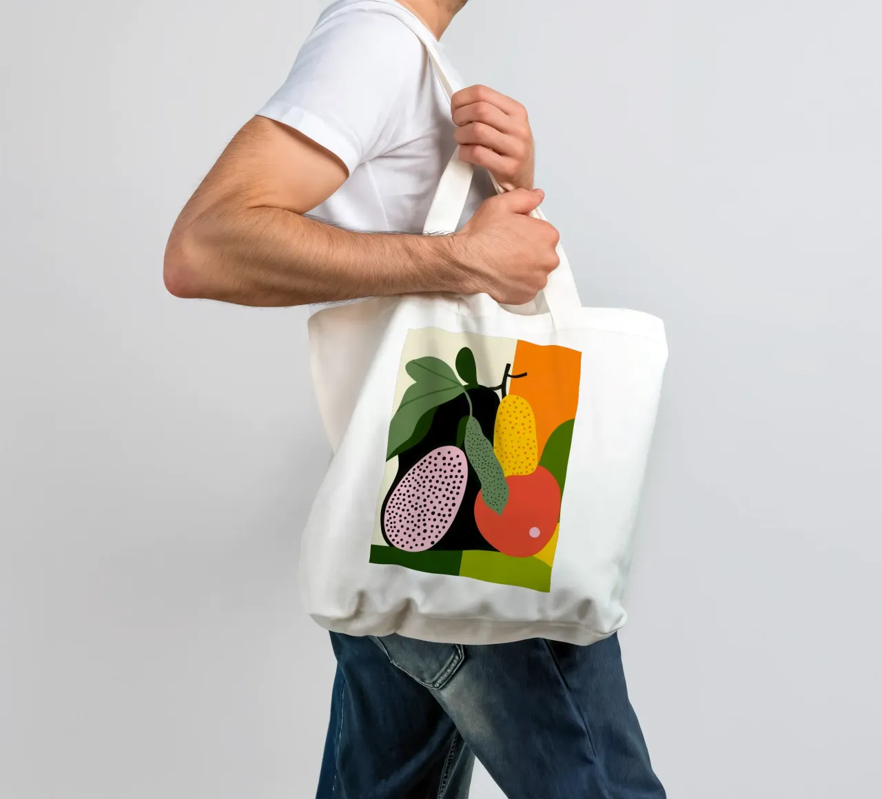 Fruity composition tote bag by Pop and Fruits - Affiches & posters