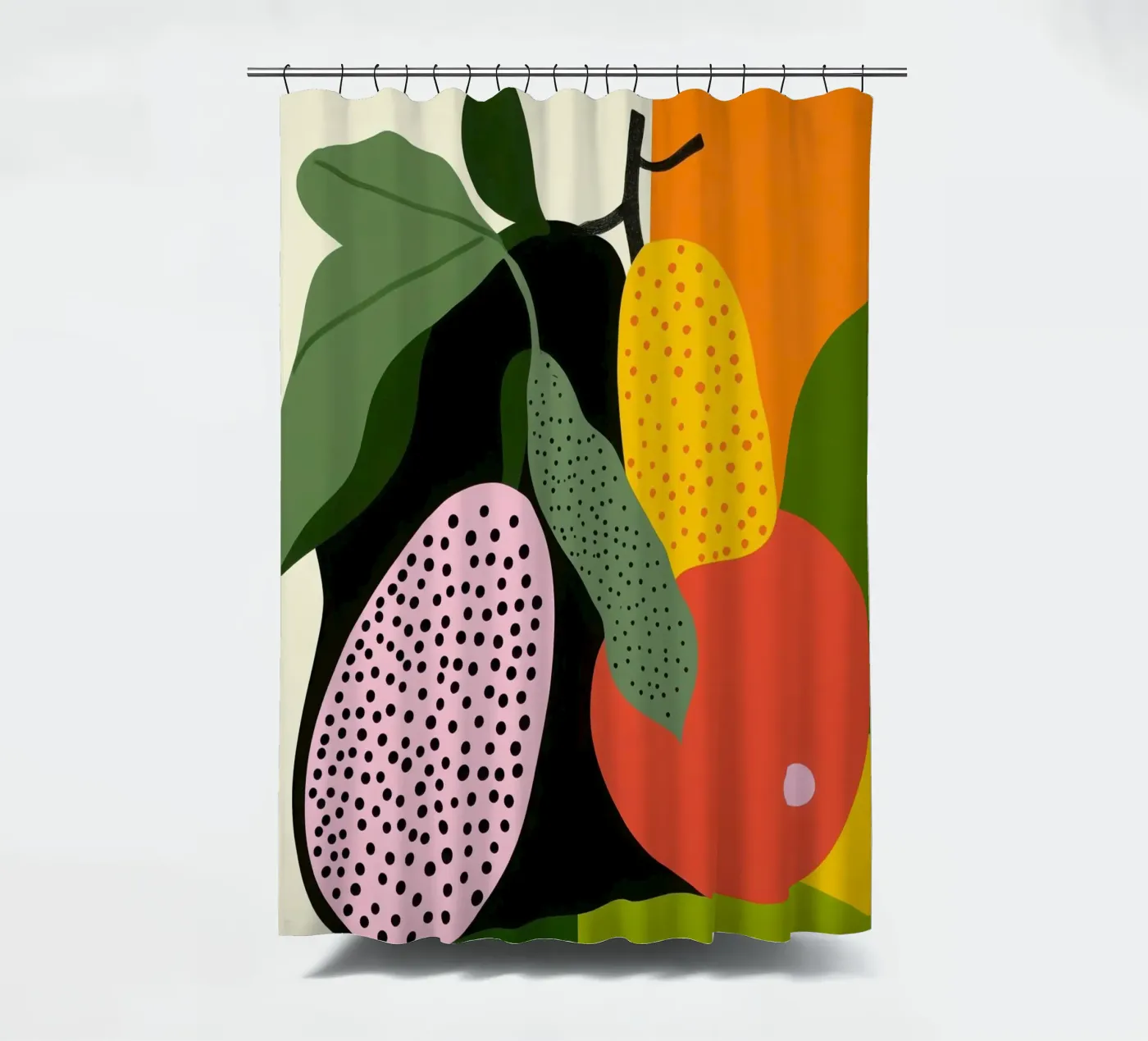 Composition Fruitée rideau de douche de Pop and Fruits - Affiches & posters