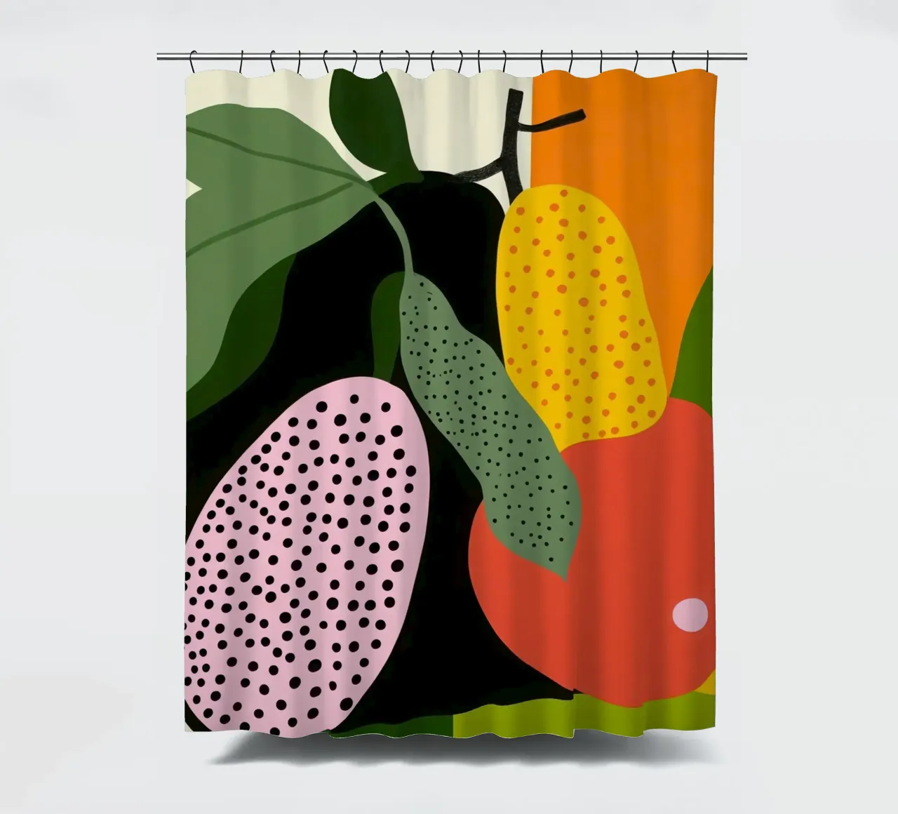 Fruity composition Duschvorhang von Pop and Fruits - Affiches & posters