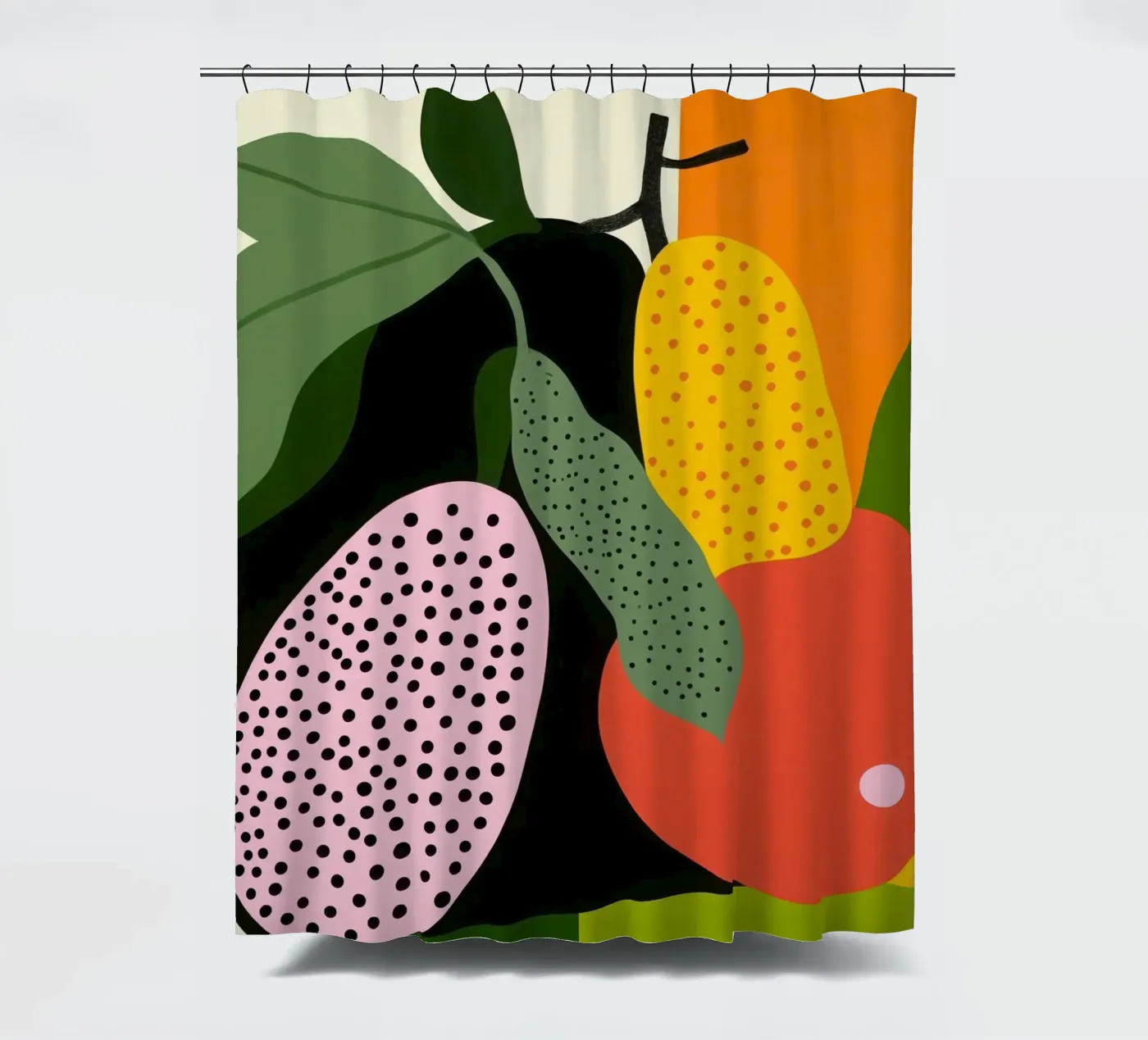 Composition Fruitée rideau de douche de Pop and Fruits - Affiches & posters