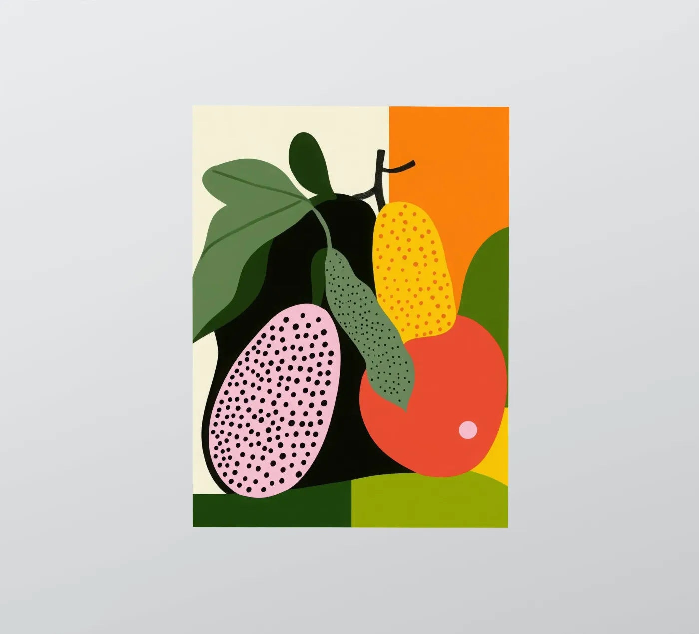 Fruchtige Zusammensetzung Sticker von Pop and Fruits - Affiches & posters