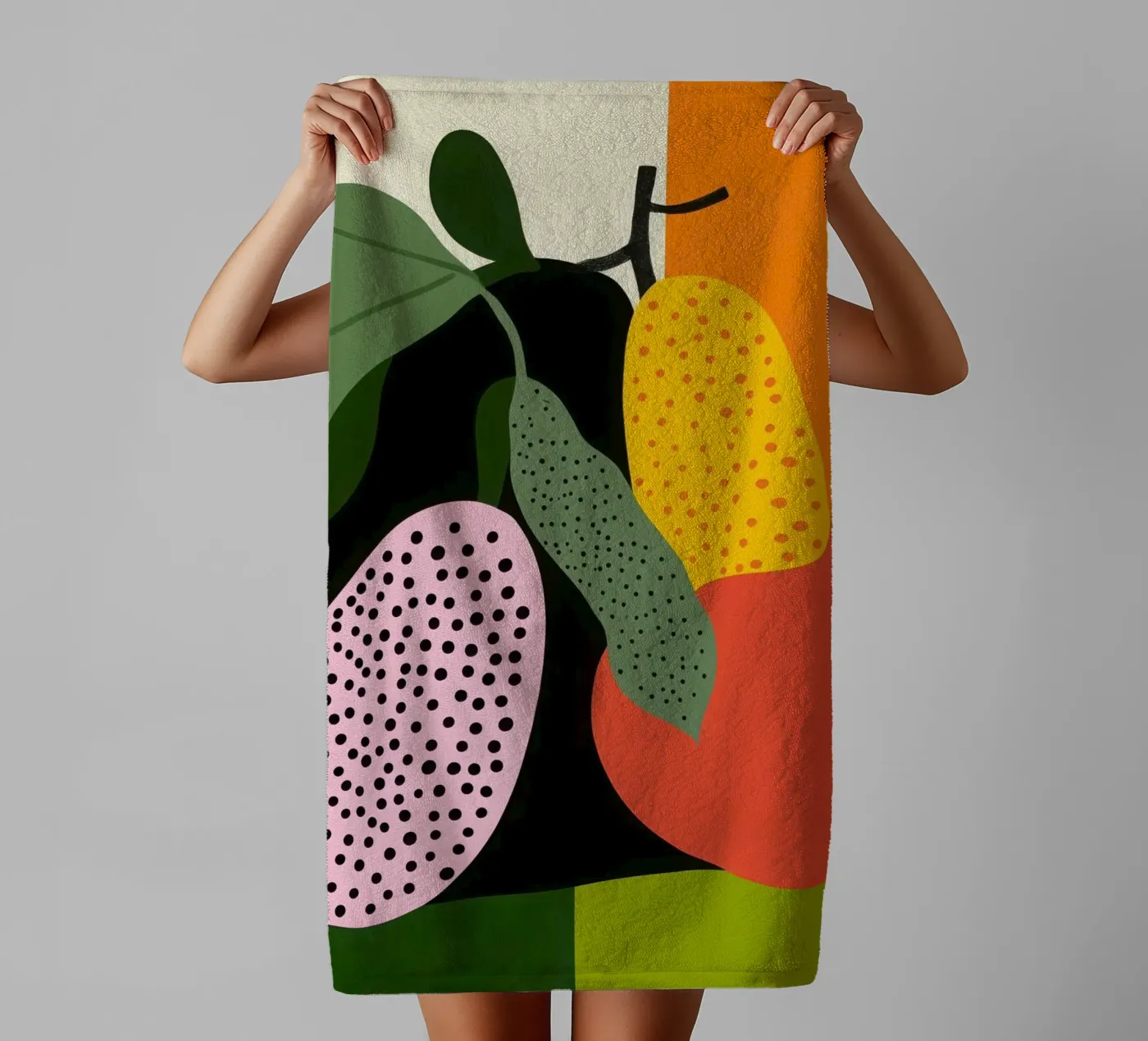 Composition Fruitée serviette de bain de Pop and Fruits - Affiches & posters