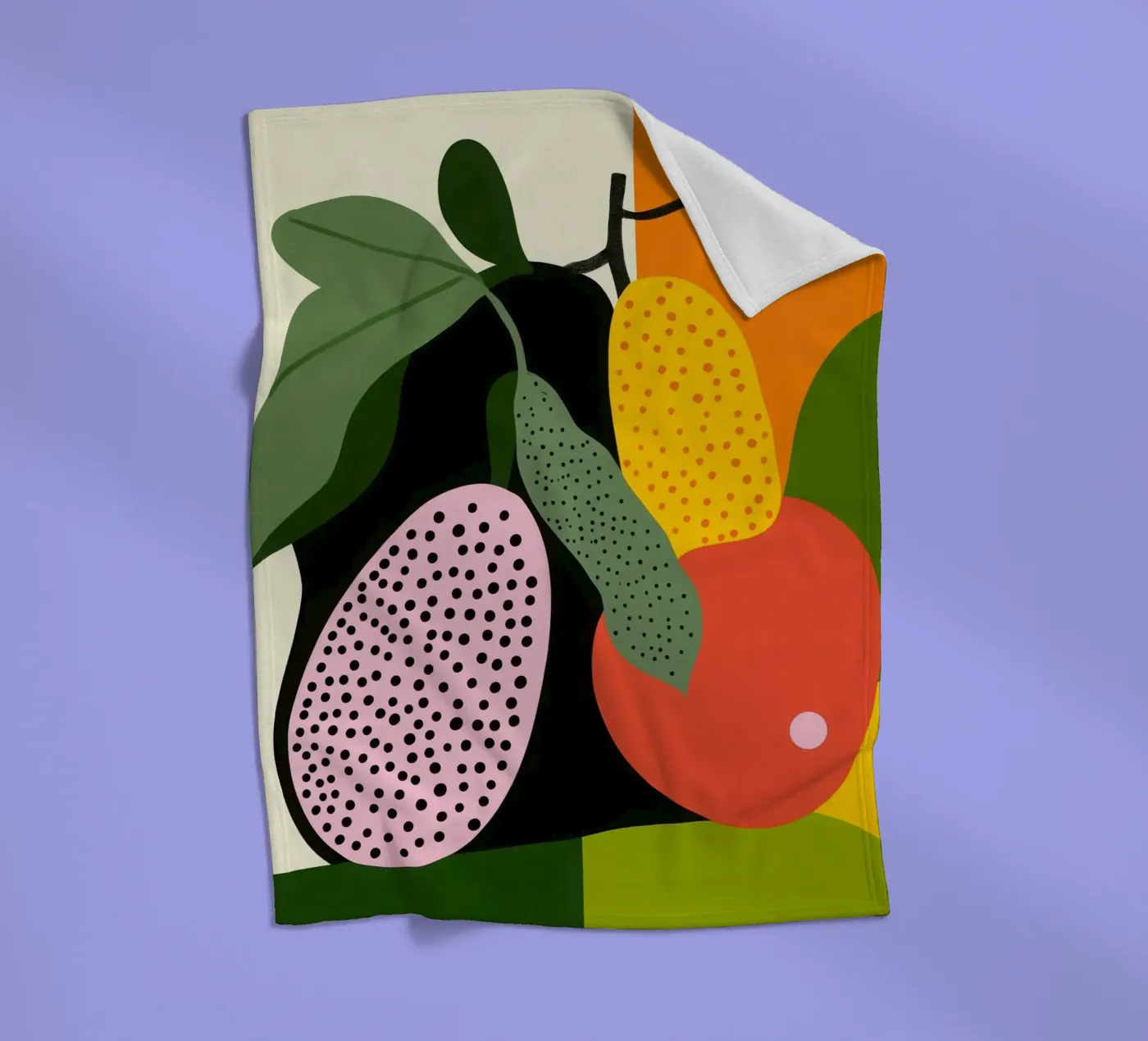 Composizione fruttata coperta in pile da Pop and Fruits - Affiches & posters