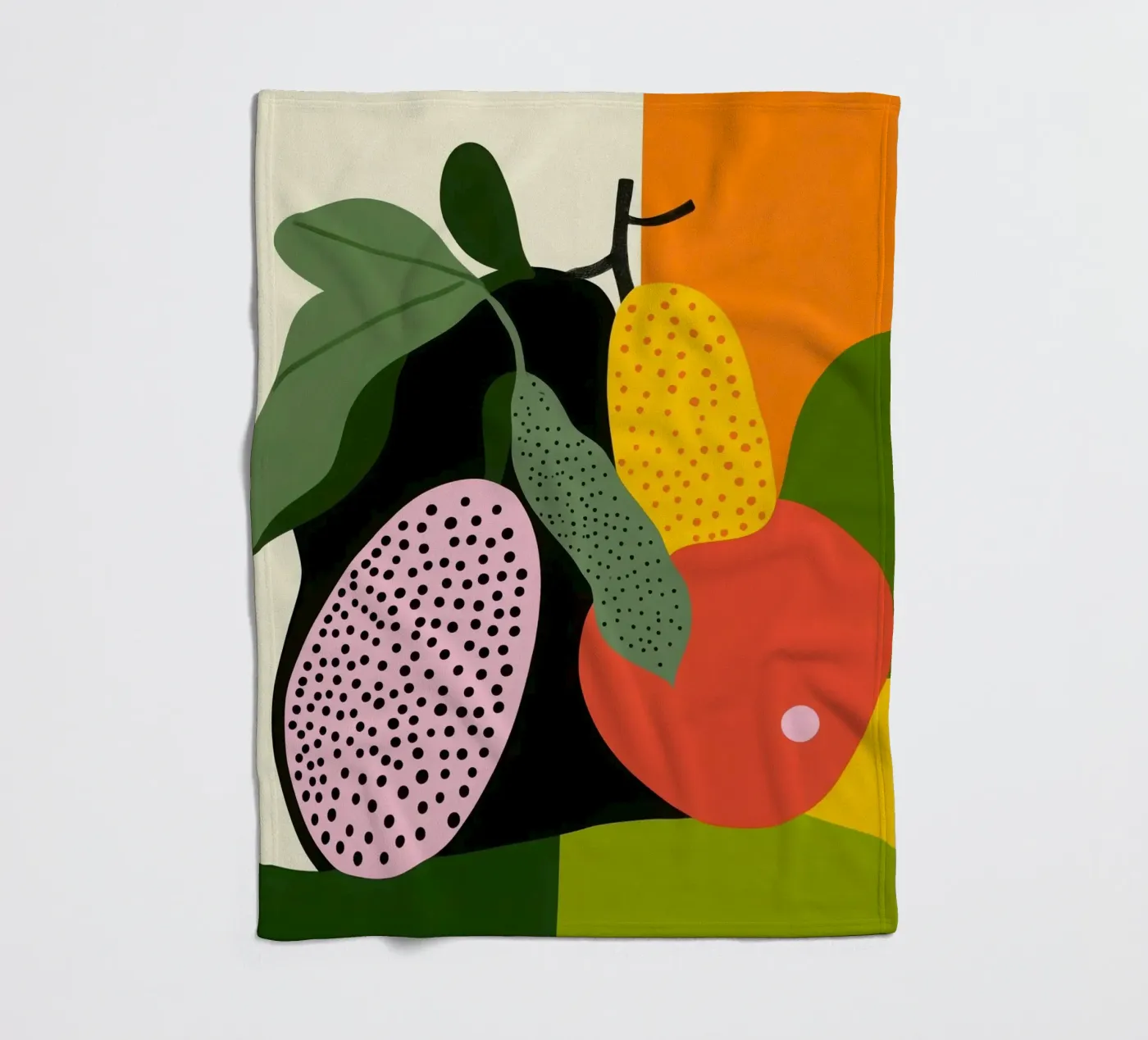 Composizione fruttata coperta in pile da Pop and Fruits - Affiches & posters