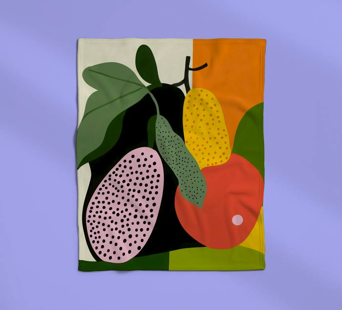 Composizione fruttata coperta in pile da Pop and Fruits - Affiches & posters