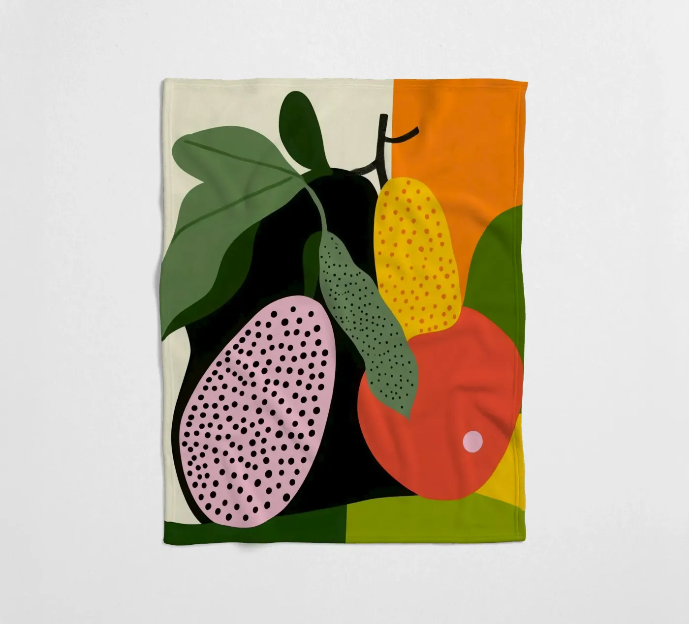Composizione fruttata coperta in pile da Pop and Fruits - Affiches & posters