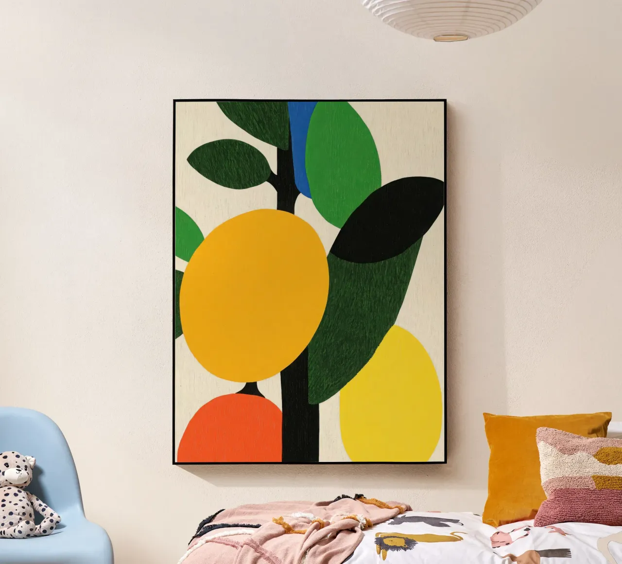 Agrumes Abstraits plexiglass da Pop and Fruits - Affiches & posters