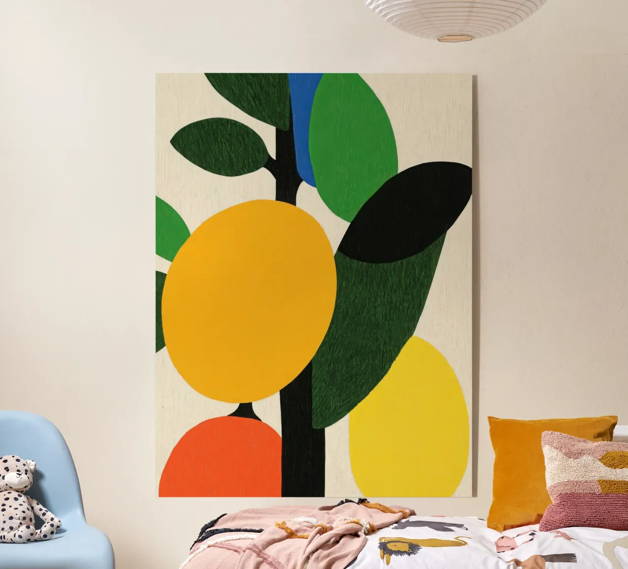 Agrumes Abstraits plexiglass da Pop and Fruits - Affiches & posters