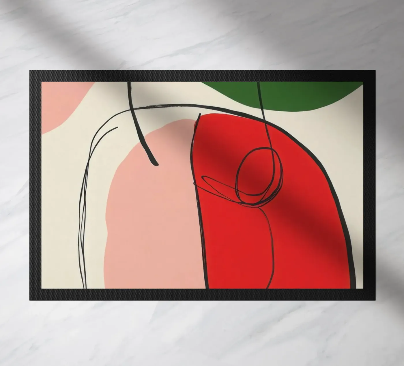 Composizione astratta minimalista zerbino da Pop and Fruits - Affiches & posters