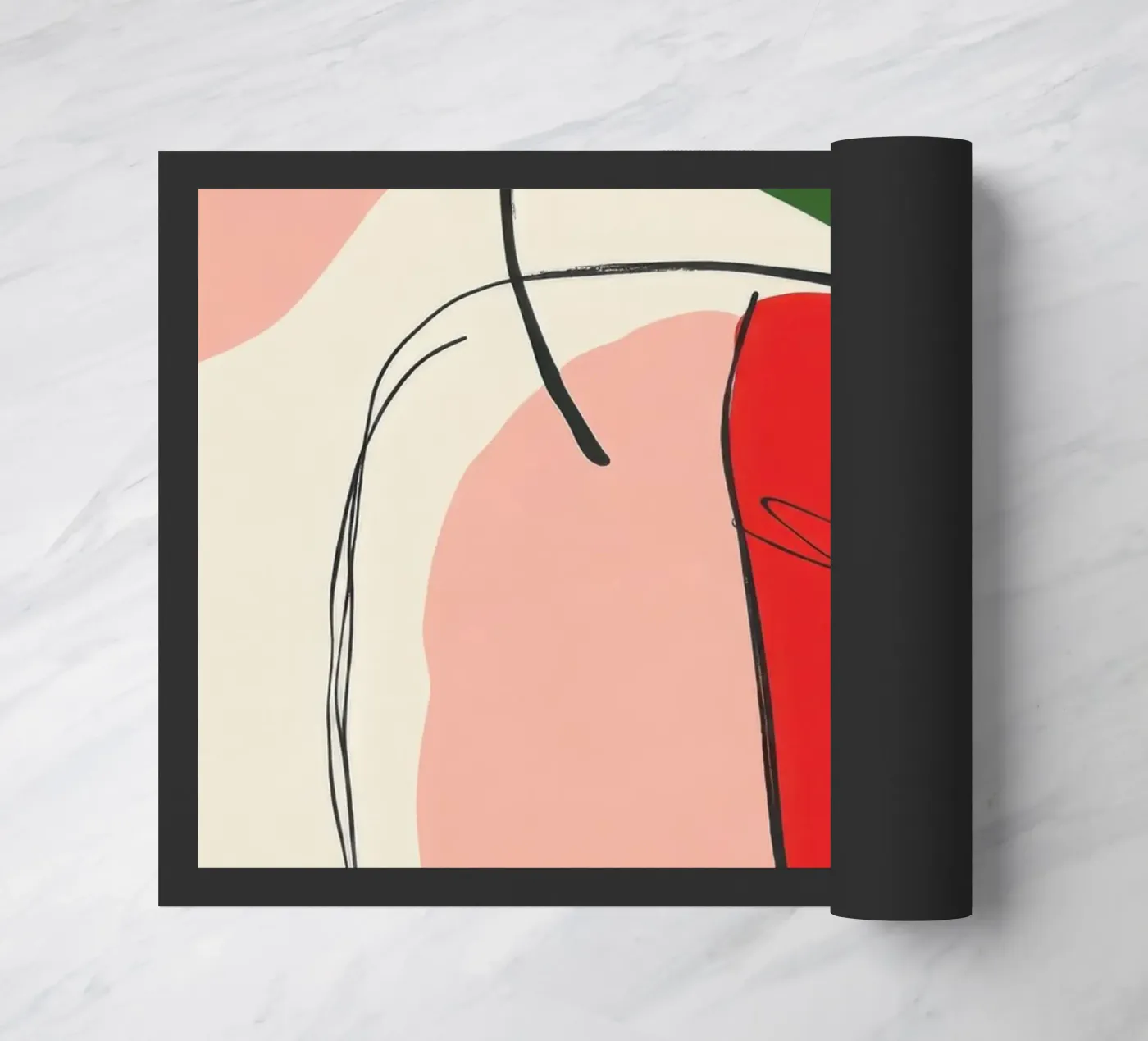 Composizione astratta minimalista zerbino da Pop and Fruits - Affiches & posters