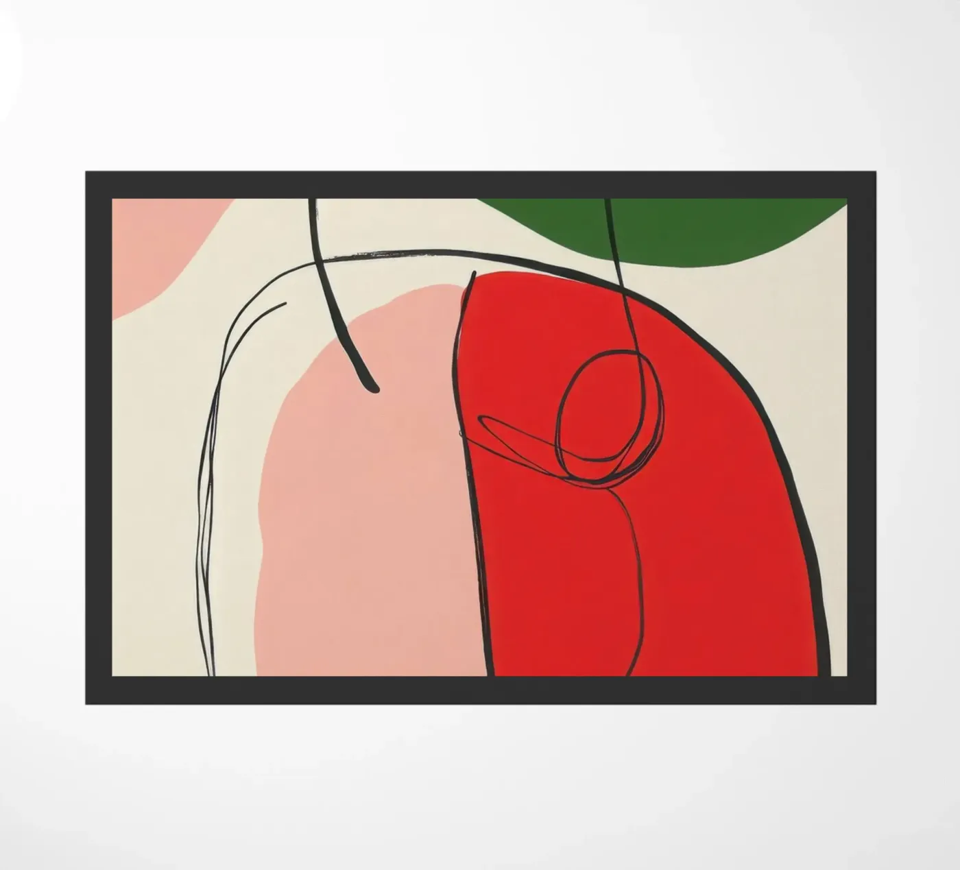 Composizione astratta minimalista zerbino da Pop and Fruits - Affiches & posters