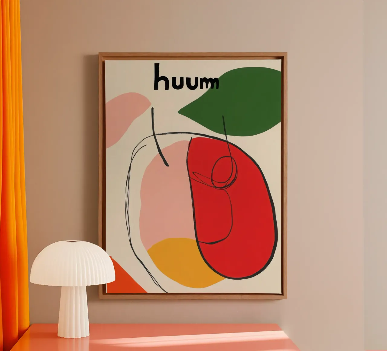 Composition Abstraite Minimaliste canvas by Pop and Fruits - Affiches & posters