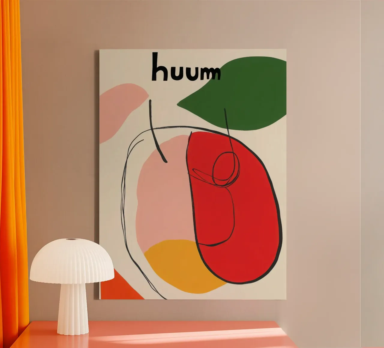Composition Abstraite Minimaliste canvas by Pop and Fruits - Affiches & posters