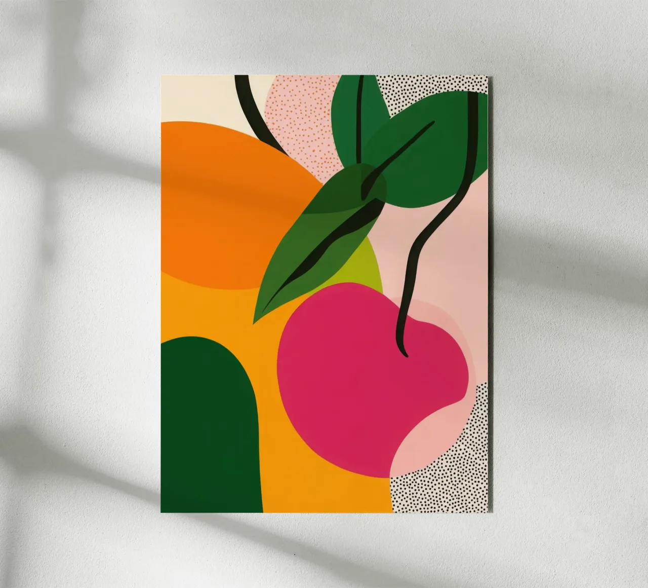 Frutta stilizzata - Composizione moderna alluminio dibond da Pop and Fruits - Affiches & posters