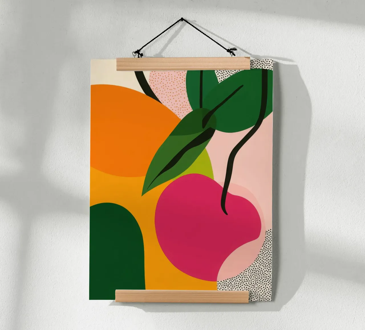 Frutta stilizzata - Composizione moderna carta hahnemühle da Pop and Fruits - Affiches & posters
