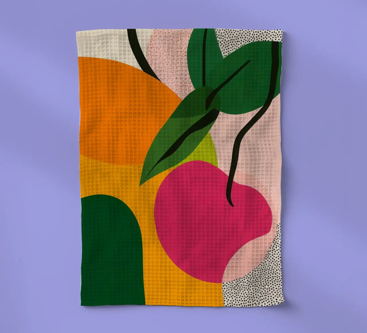 Frutta stilizzata - Composizione moderna canovaccio da cucina da Pop and Fruits - Affiches & posters