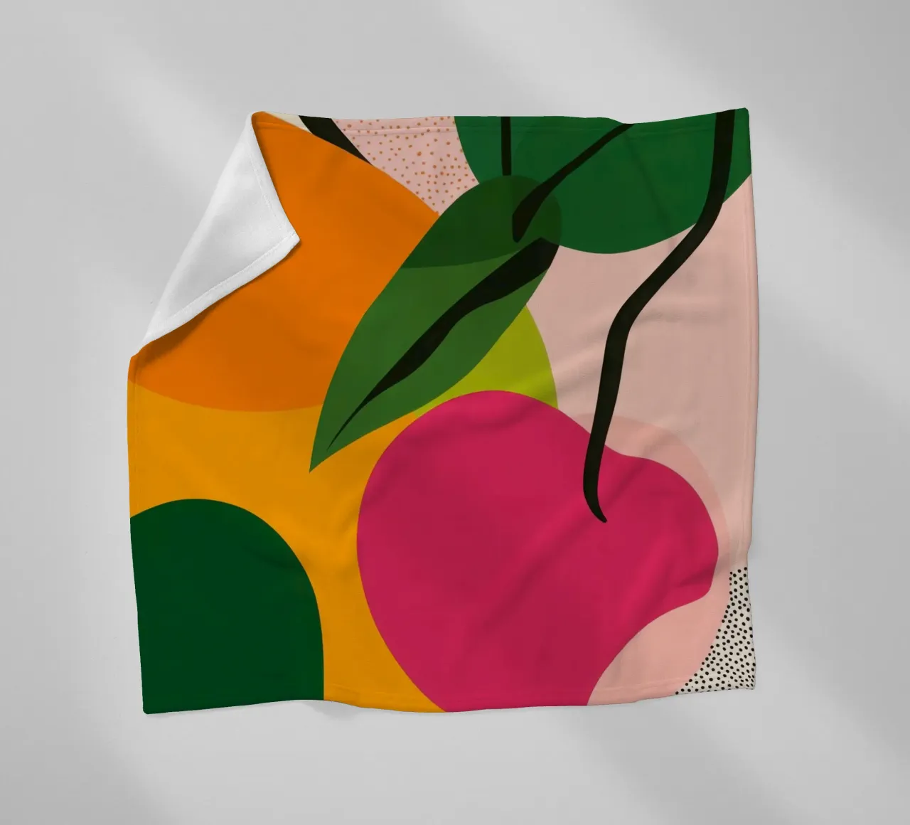 Frutta stilizzata - Composizione moderna coperta in pile da Pop and Fruits - Affiches & posters