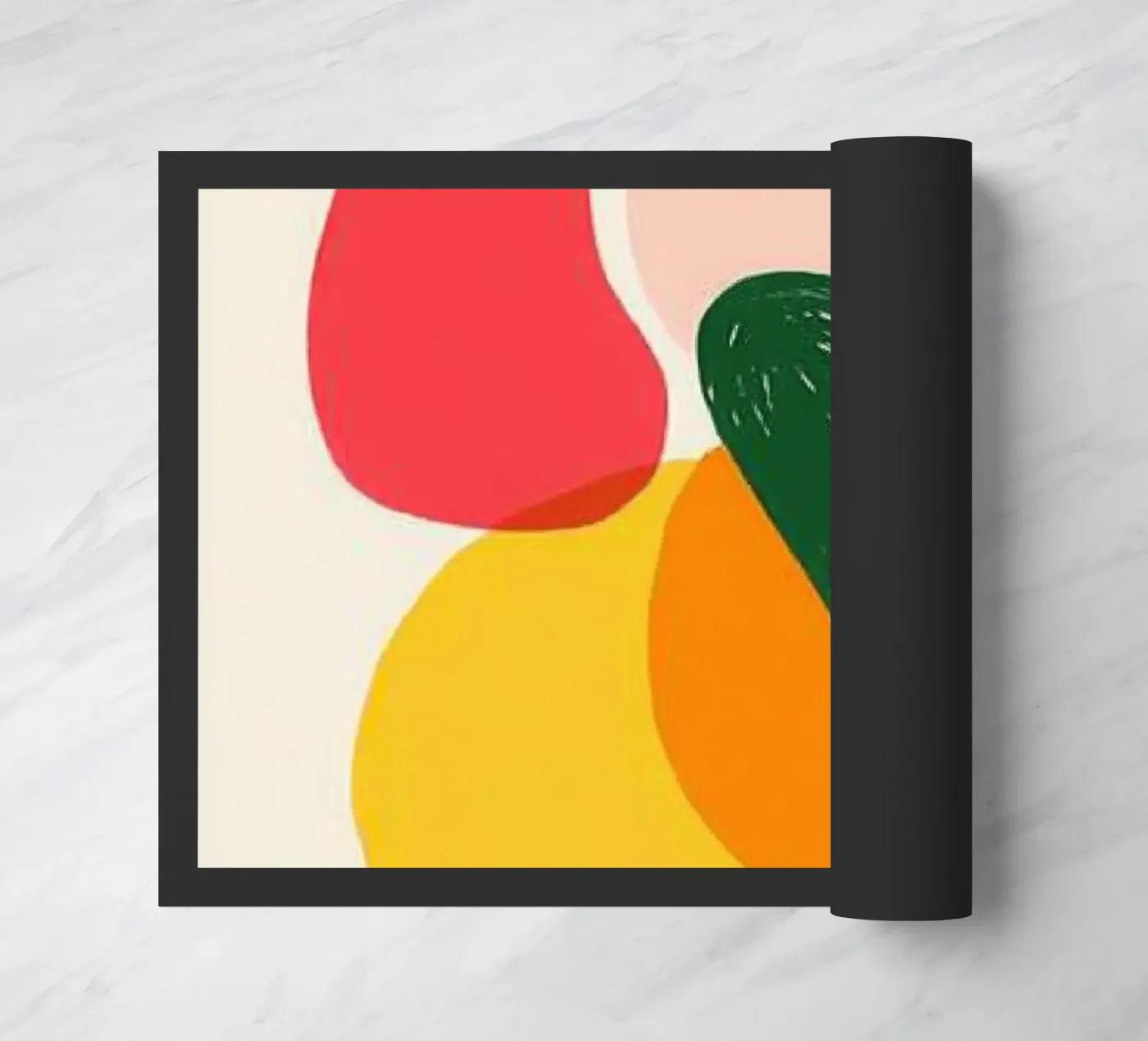 Organic forms - Colour harmony doormat by Pop and Fruits - Affiches & posters