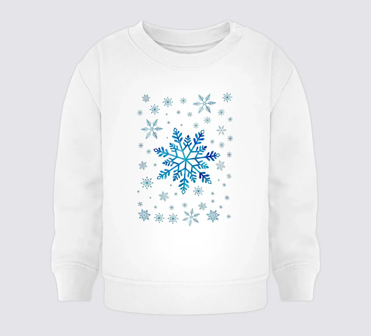 Magia invernale con i fiocchi di neve felpa neonato da CalliLetters