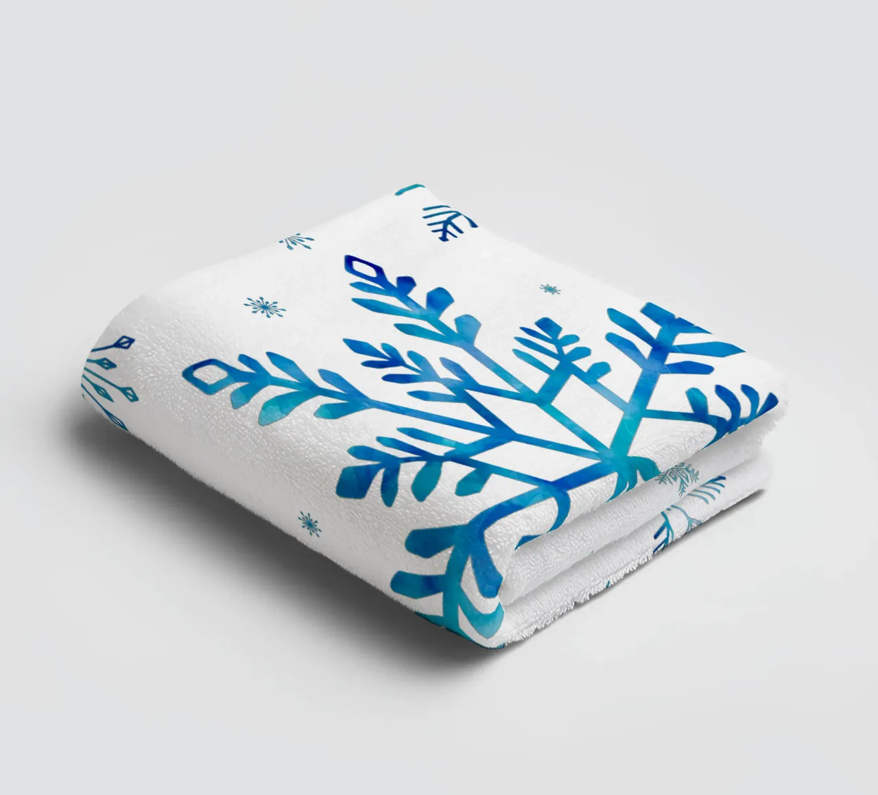 Magia invernale con i fiocchi di neve asciugamano da bagno da CalliLetters