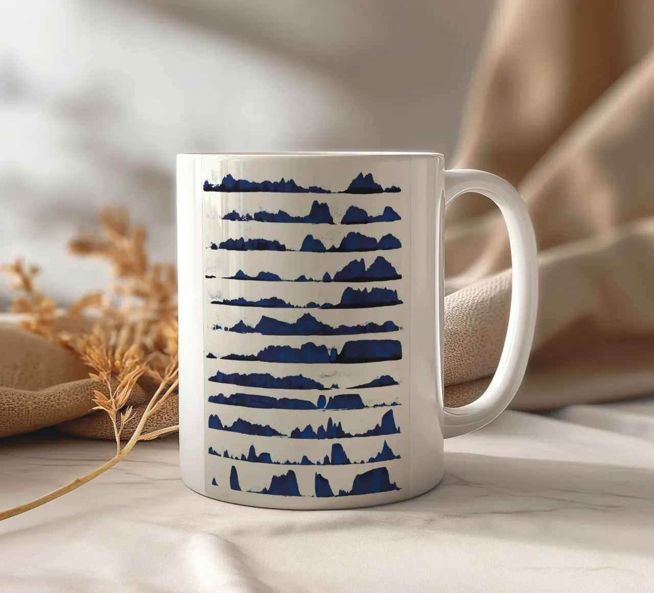 Stockholm archipelago in a row tazza in ceramica da MissVeroonica
