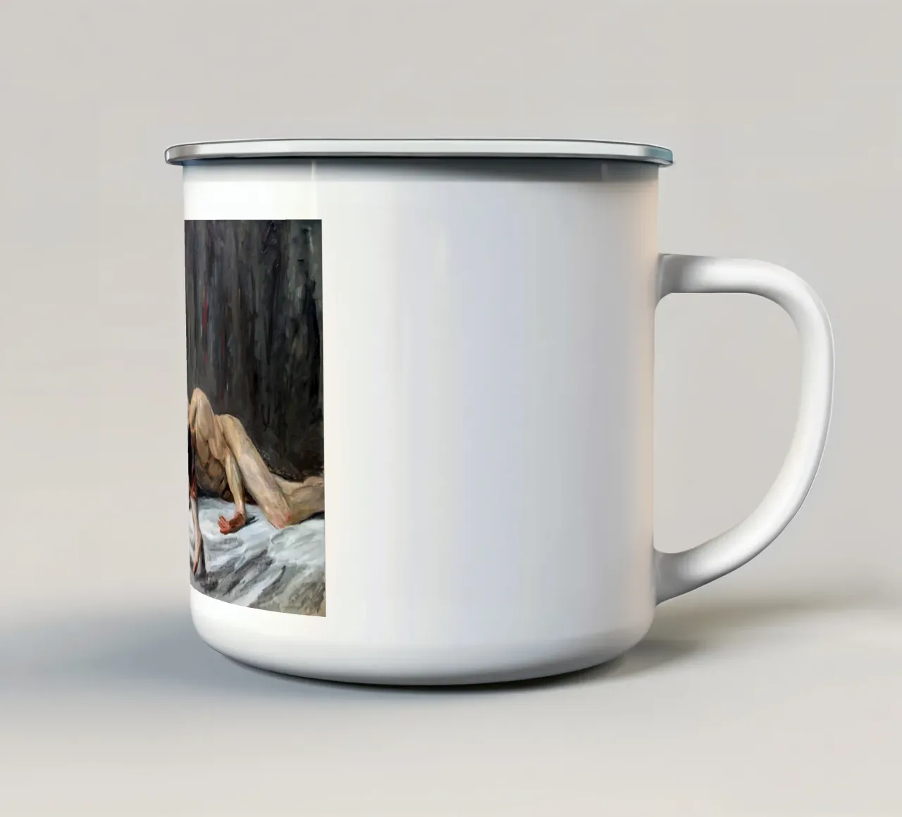 Max Liebermann - Sansone e Dalila, 1902 tazza in smalto da William Store