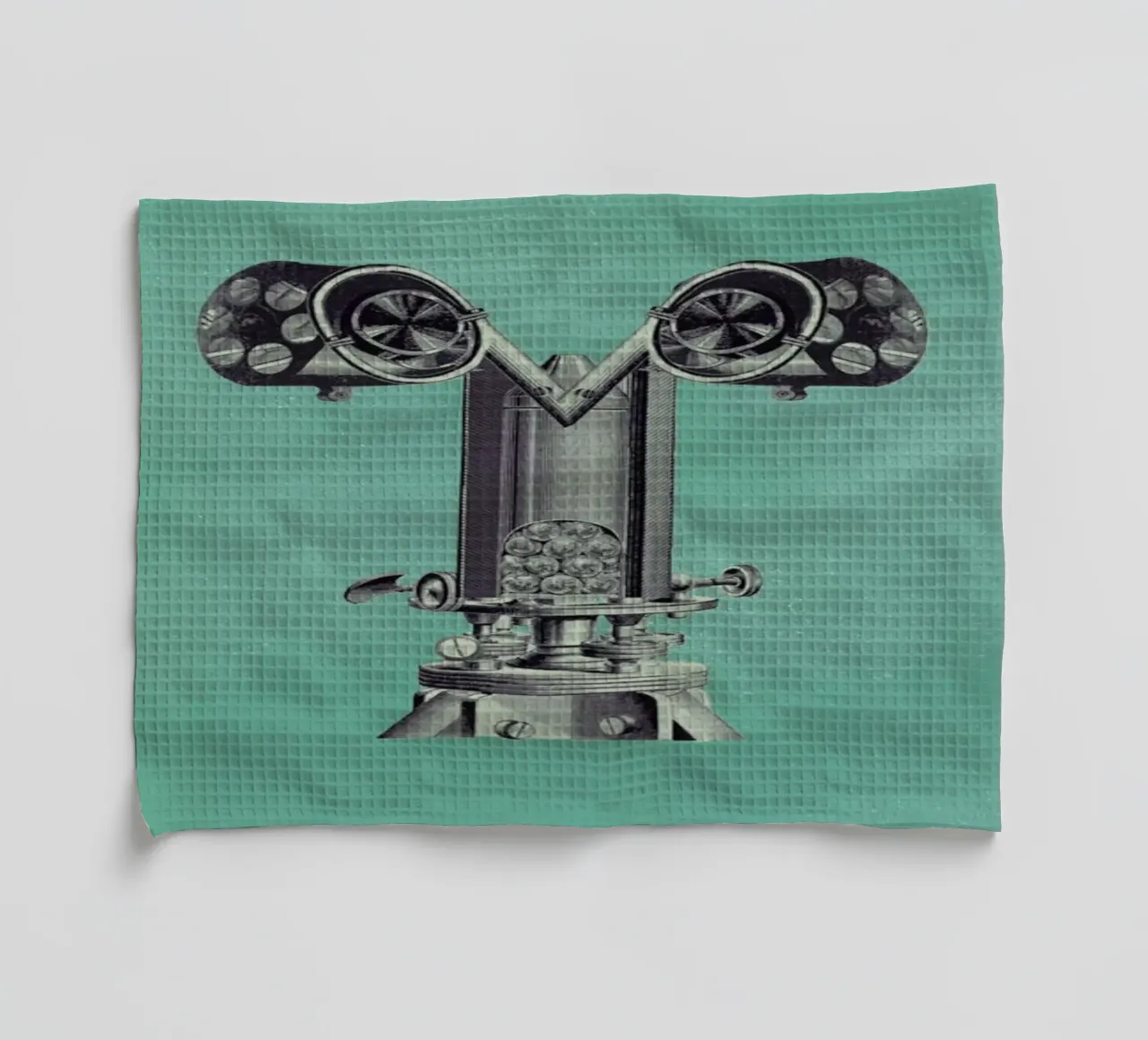 Steampunk Alphabet Letter T Geschirrtuch von Birgit Palma