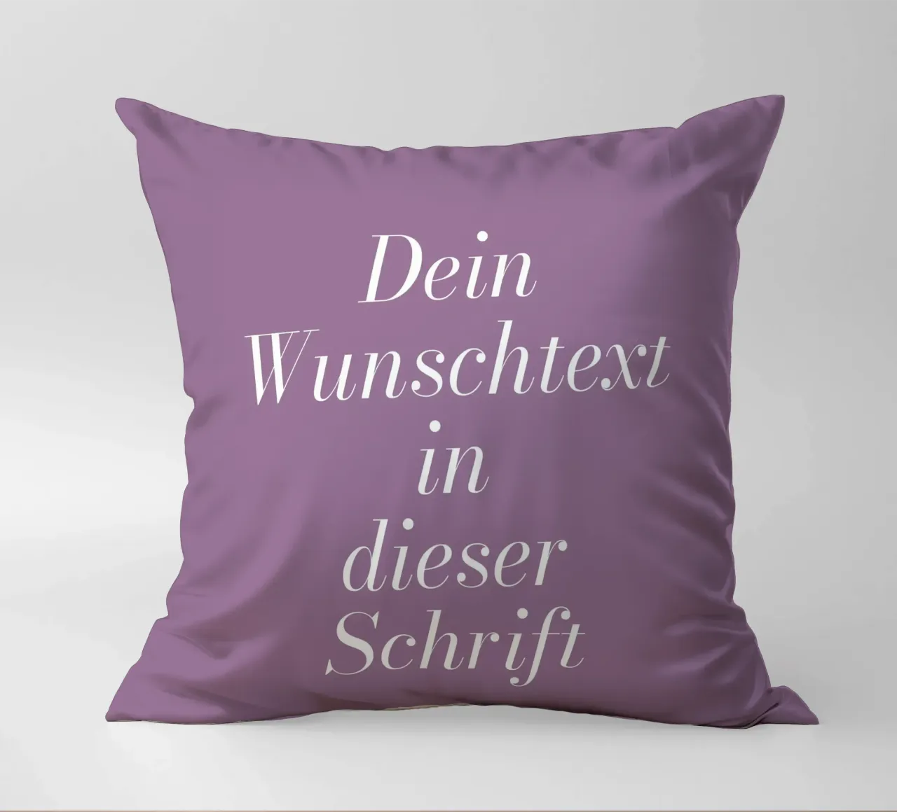 Lavendel lila mit Wunschtext kussen van BAINAI KIDS