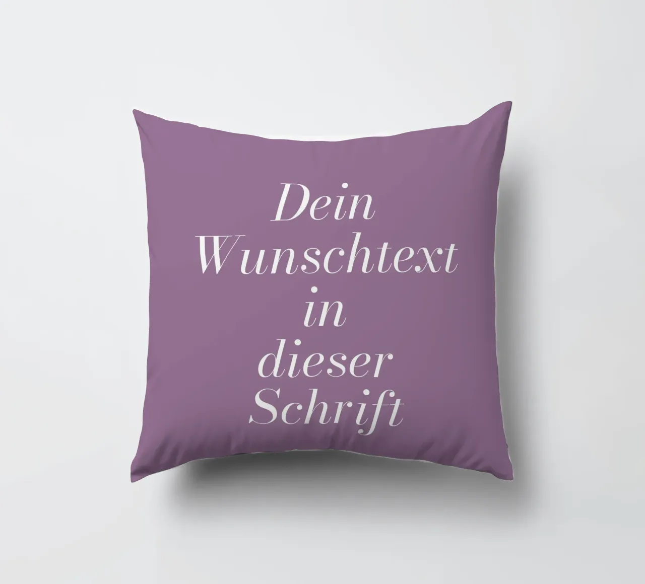 Lavendel lila mit Wunschtext kussen van BAINAI KIDS