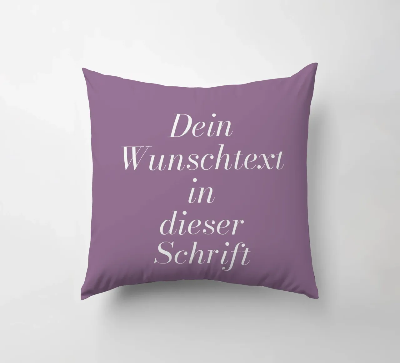 Lavendel lila mit Wunschtext kussen van BAINAI KIDS