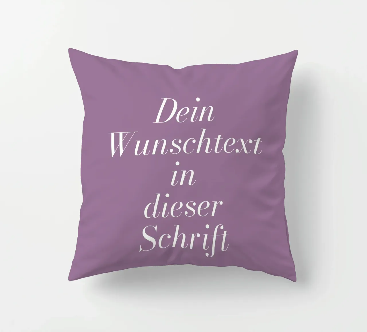 Lavendel lila mit Wunschtext kussen van BAINAI KIDS