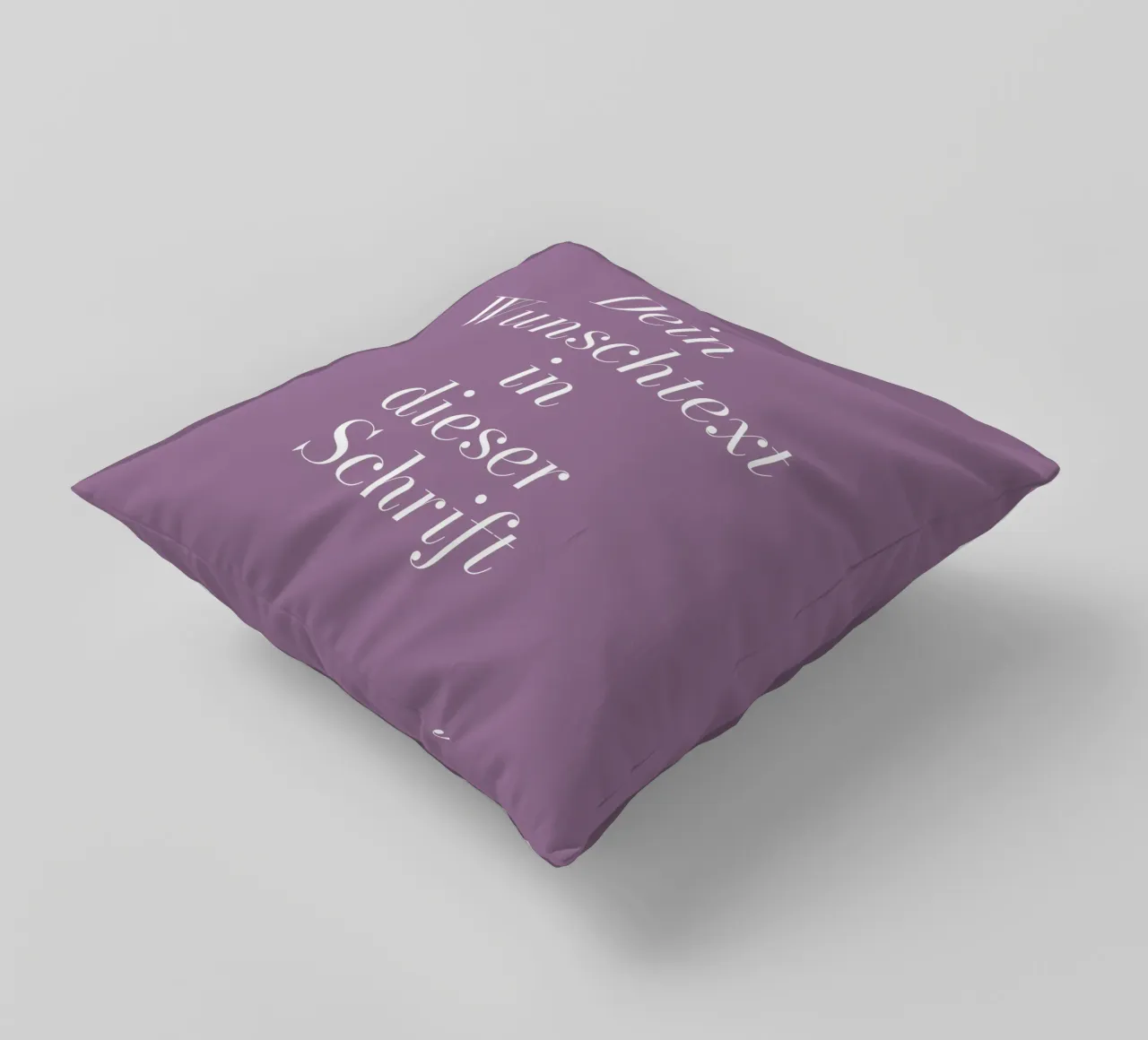 Lavendel lila mit Wunschtext kussen van BAINAI KIDS