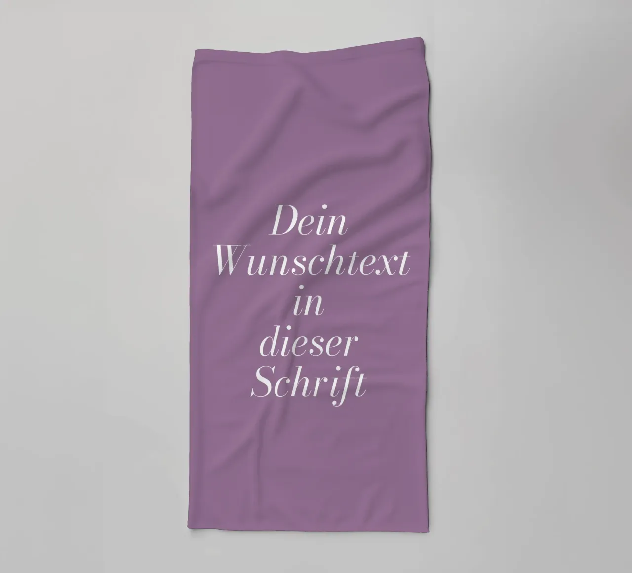 Lavendel lila mit Wunschtext asciugamano da bagno da BAINAI KIDS