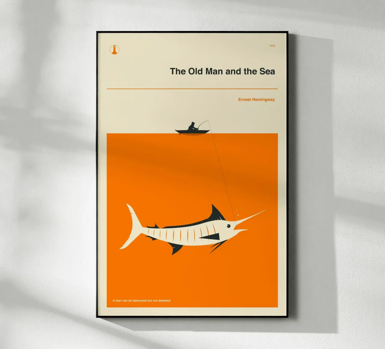 IL VECCHIO E IL MARE plexiglass da Jazzberry Blue