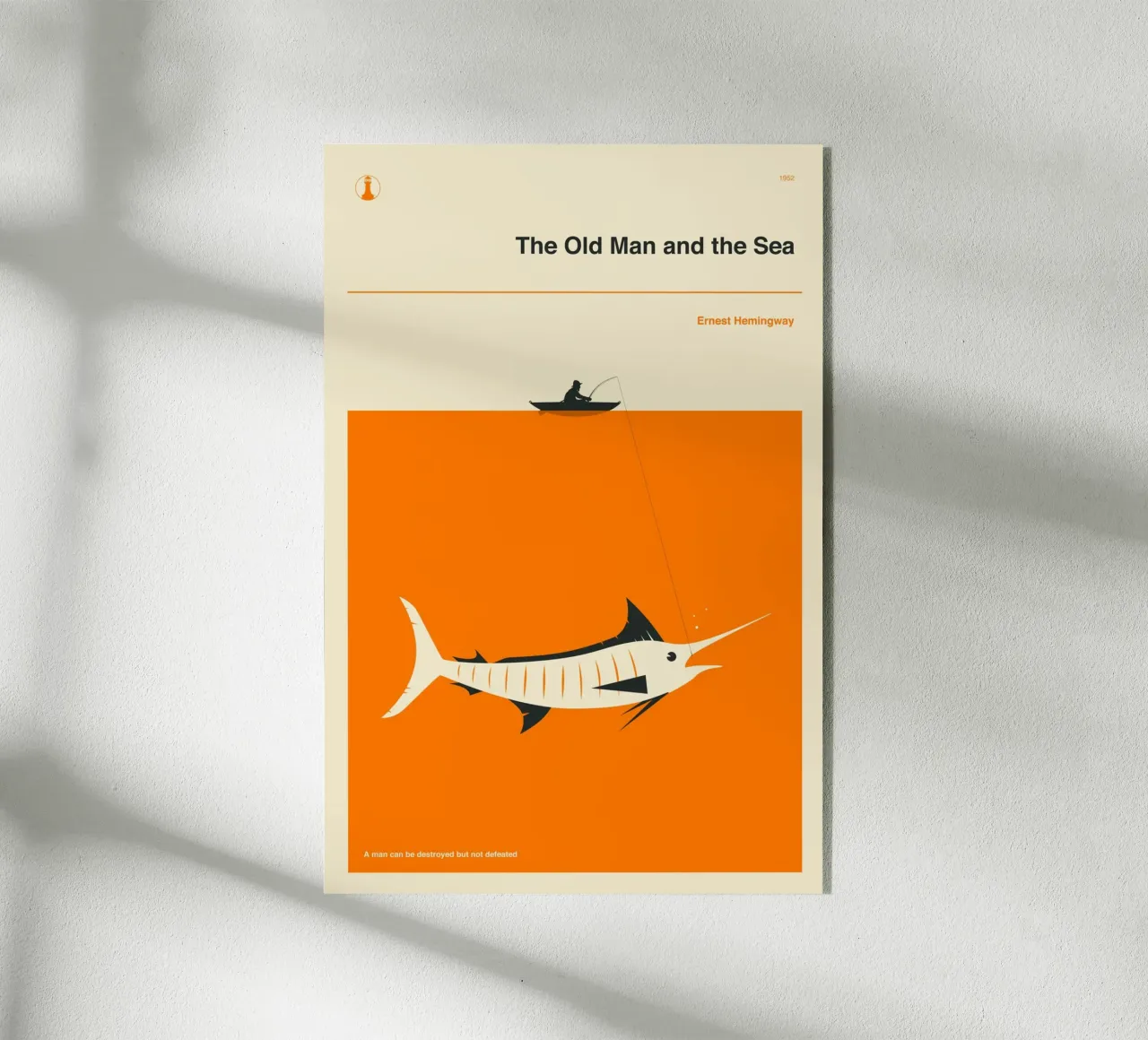 IL VECCHIO E IL MARE plexiglass da Jazzberry Blue