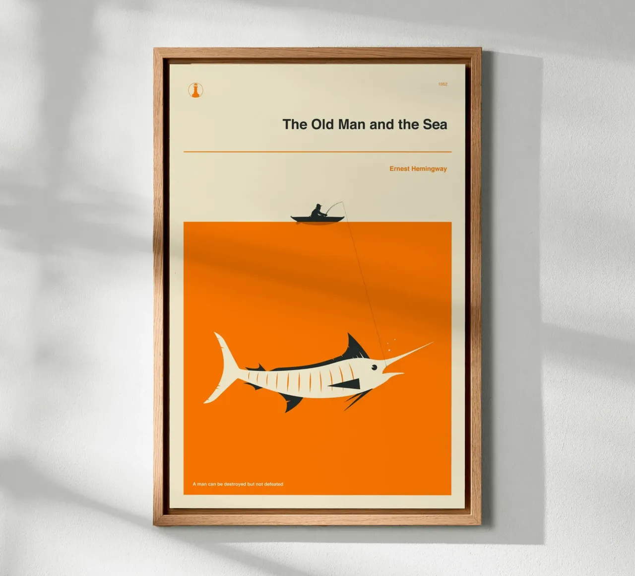 IL VECCHIO E IL MARE pannello forex da Jazzberry Blue