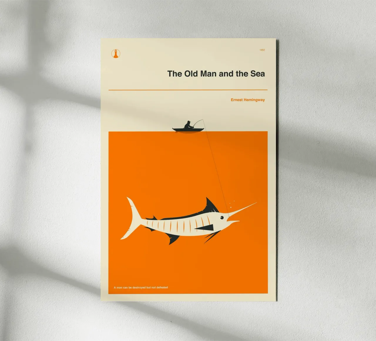 IL VECCHIO E IL MARE pannello forex da Jazzberry Blue