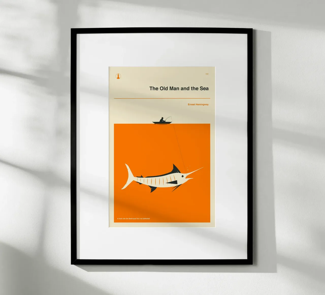 IL VECCHIO E IL MARE poster da Jazzberry Blue