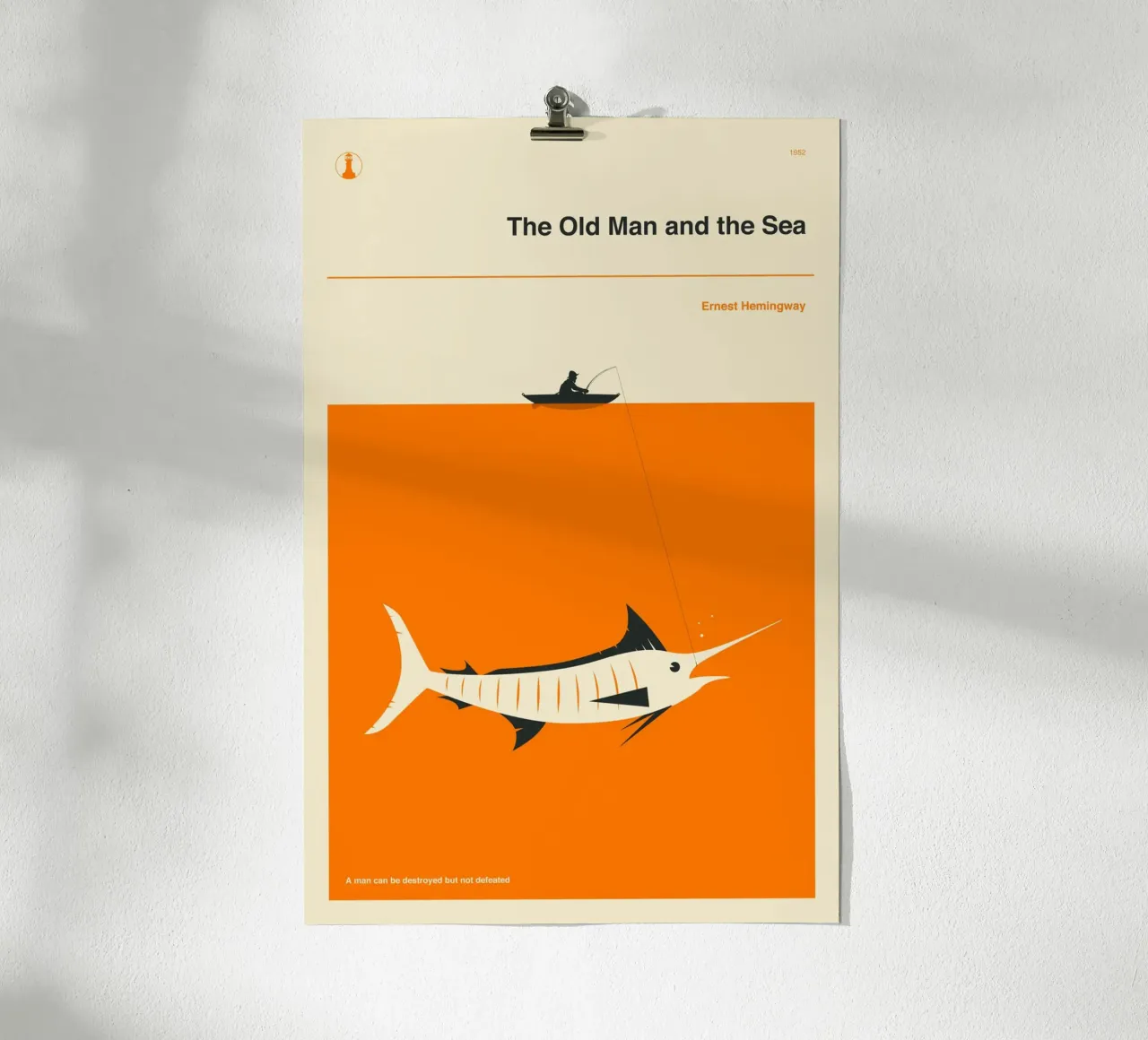 IL VECCHIO E IL MARE poster da Jazzberry Blue