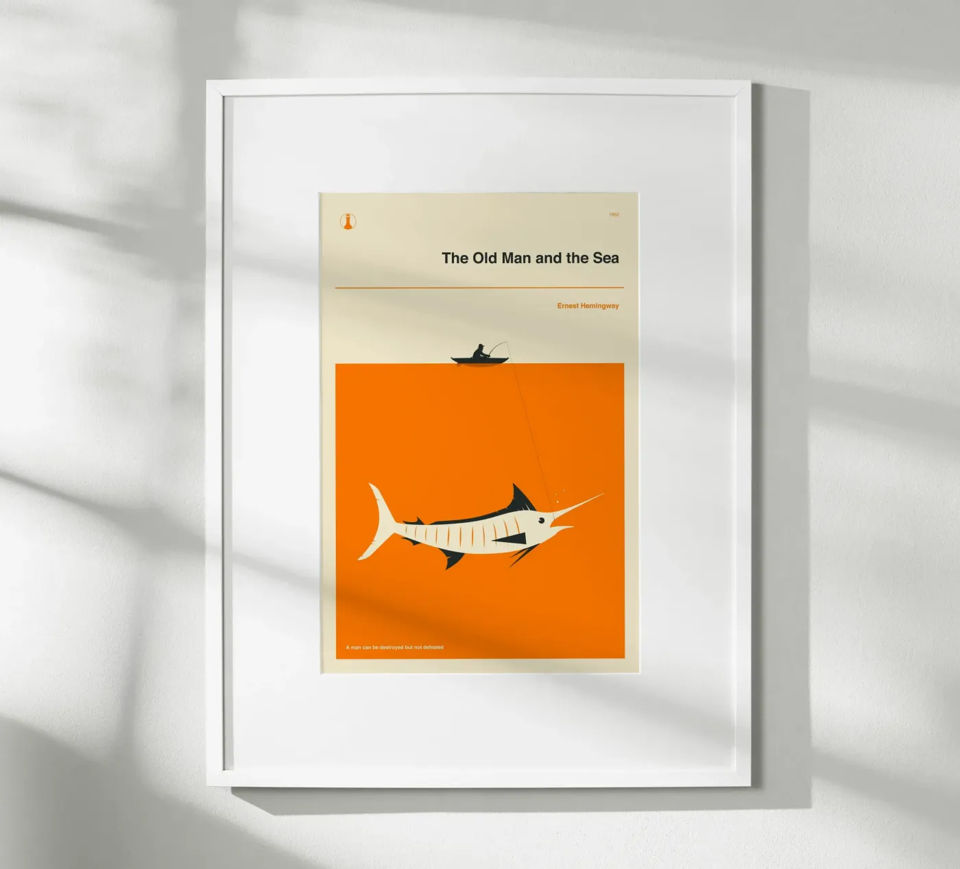 THE OLD MAN AND THE SEA poster da Jazzberry Blue
