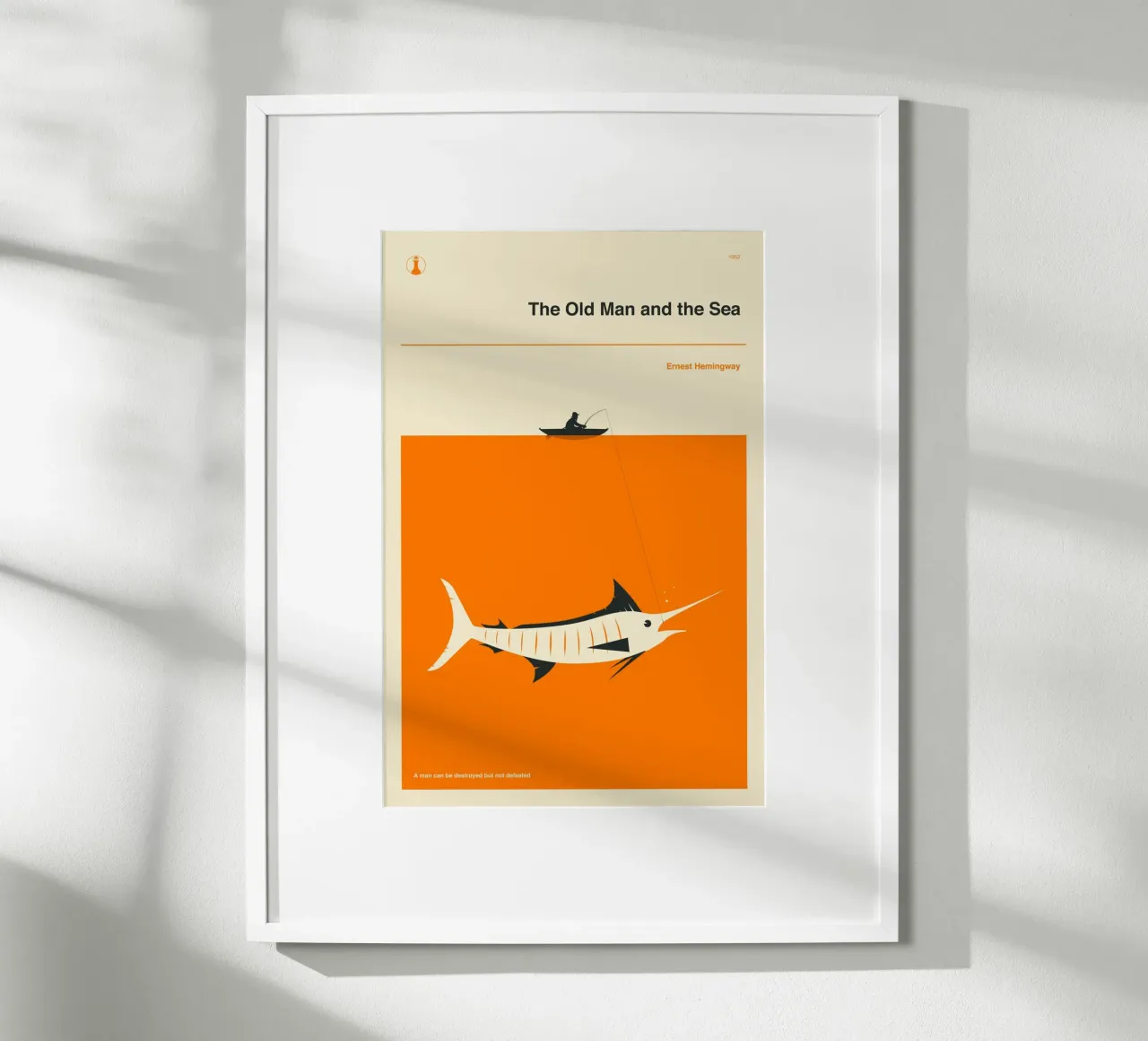 IL VECCHIO E IL MARE poster da Jazzberry Blue