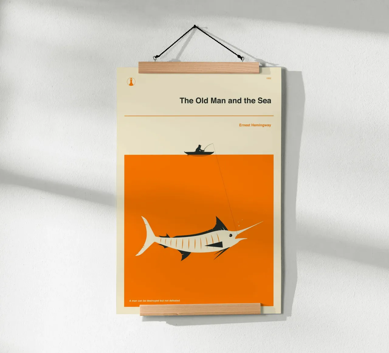 IL VECCHIO E IL MARE poster da Jazzberry Blue