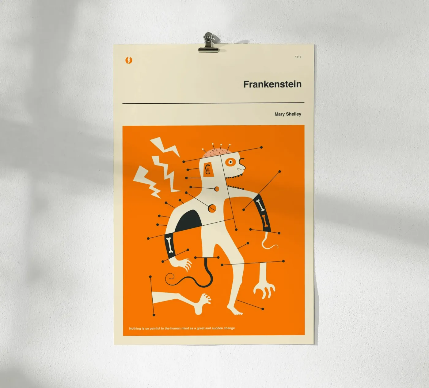 FRANKENSTEIN Poster von Jazzberry Blue